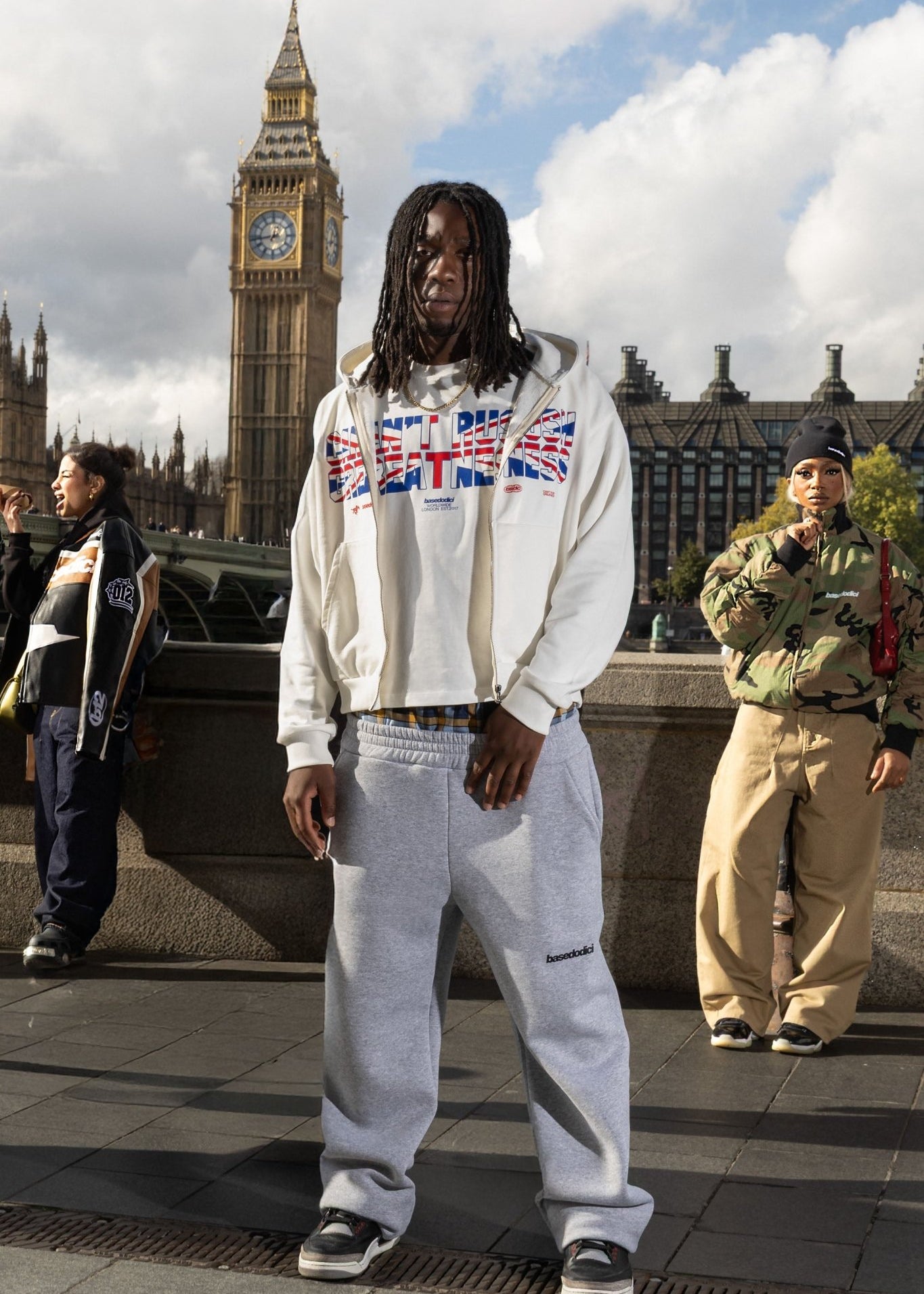 T-Shirt "RUDEBOY LDN" CantRush White - BASEDODICI®