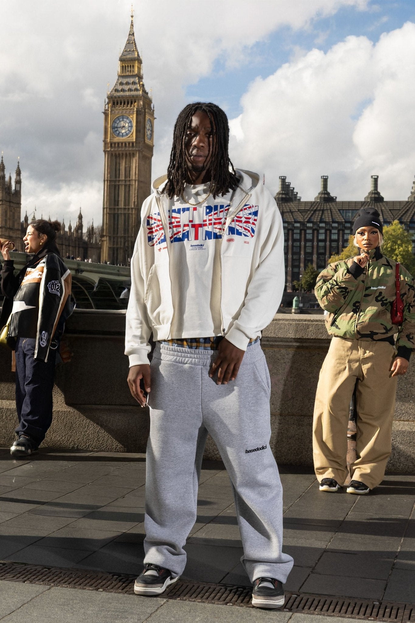 T-Shirt "RUDEBOY LDN" CantRush White - BASEDODICI®