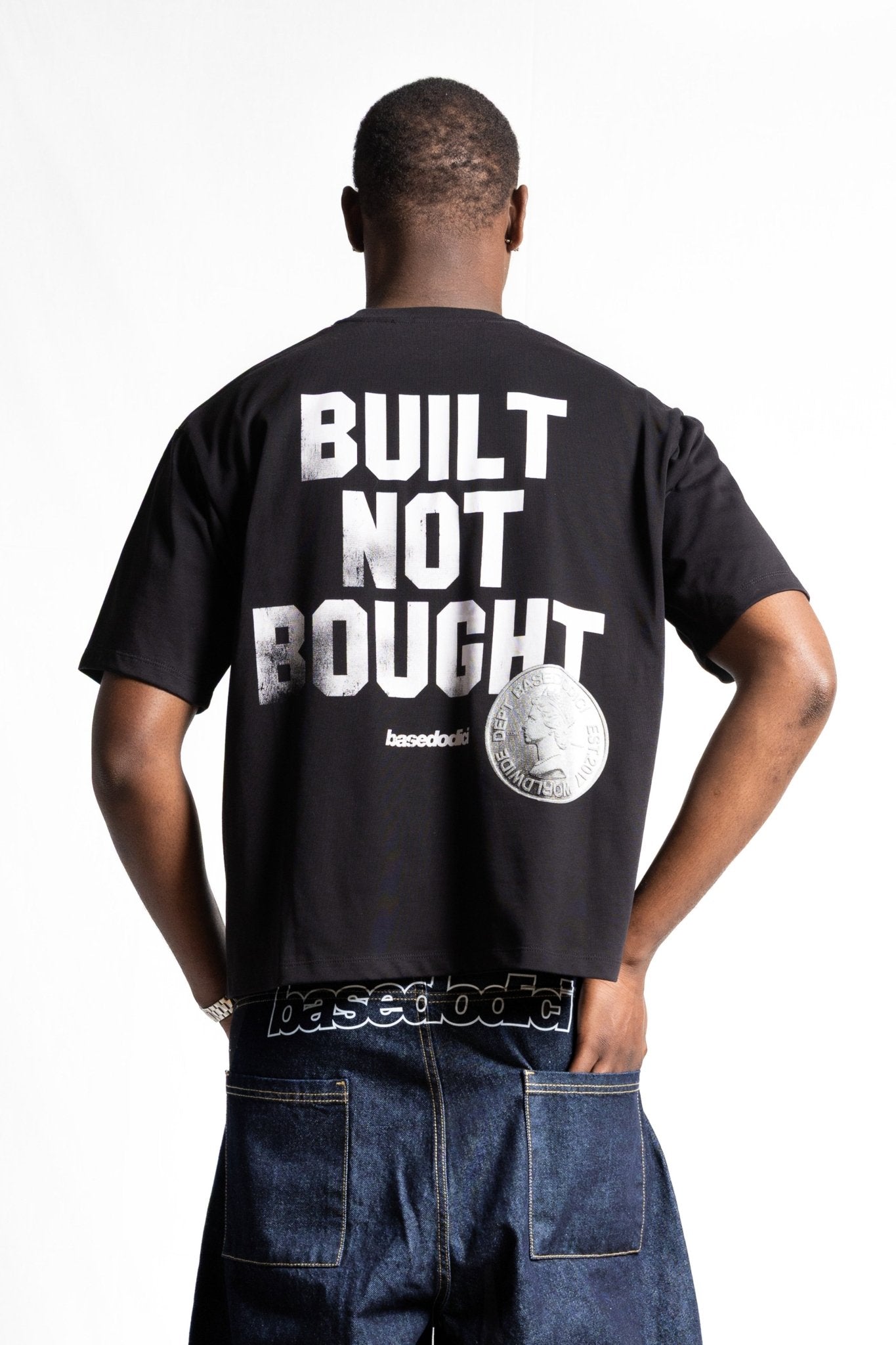 T-Shirt "RUDEBOY LDN" NotBought Black - BASEDODICI®