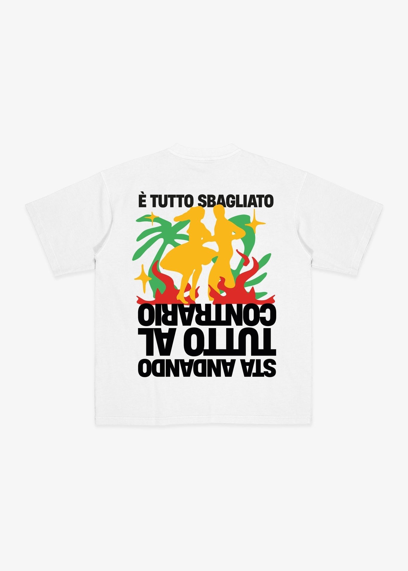 T-Shirt "SAMURAIJAYxBASEDODICI" Merengue White - BASEDODICI®