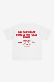 T-Shirt "TAVERNELLExBASEDODICI" Amore White - BASEDODICI®