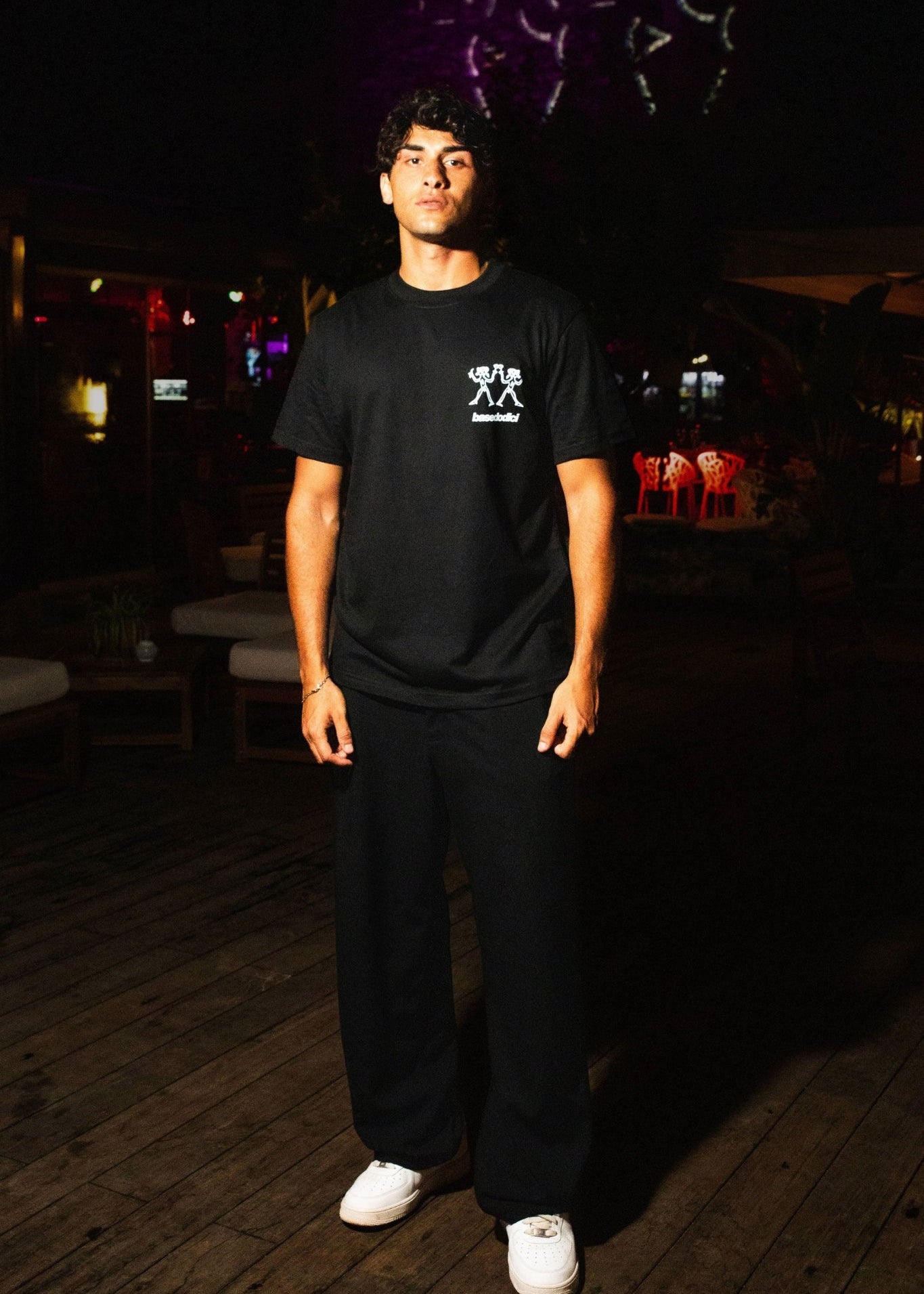 T-Shirt "TAVERNELLExBASEDODICI" Lifestyle Black - BASEDODICI®