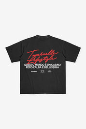 T-Shirt "TAVERNELLExBASEDODICI" Lifestyle Black - BASEDODICI®