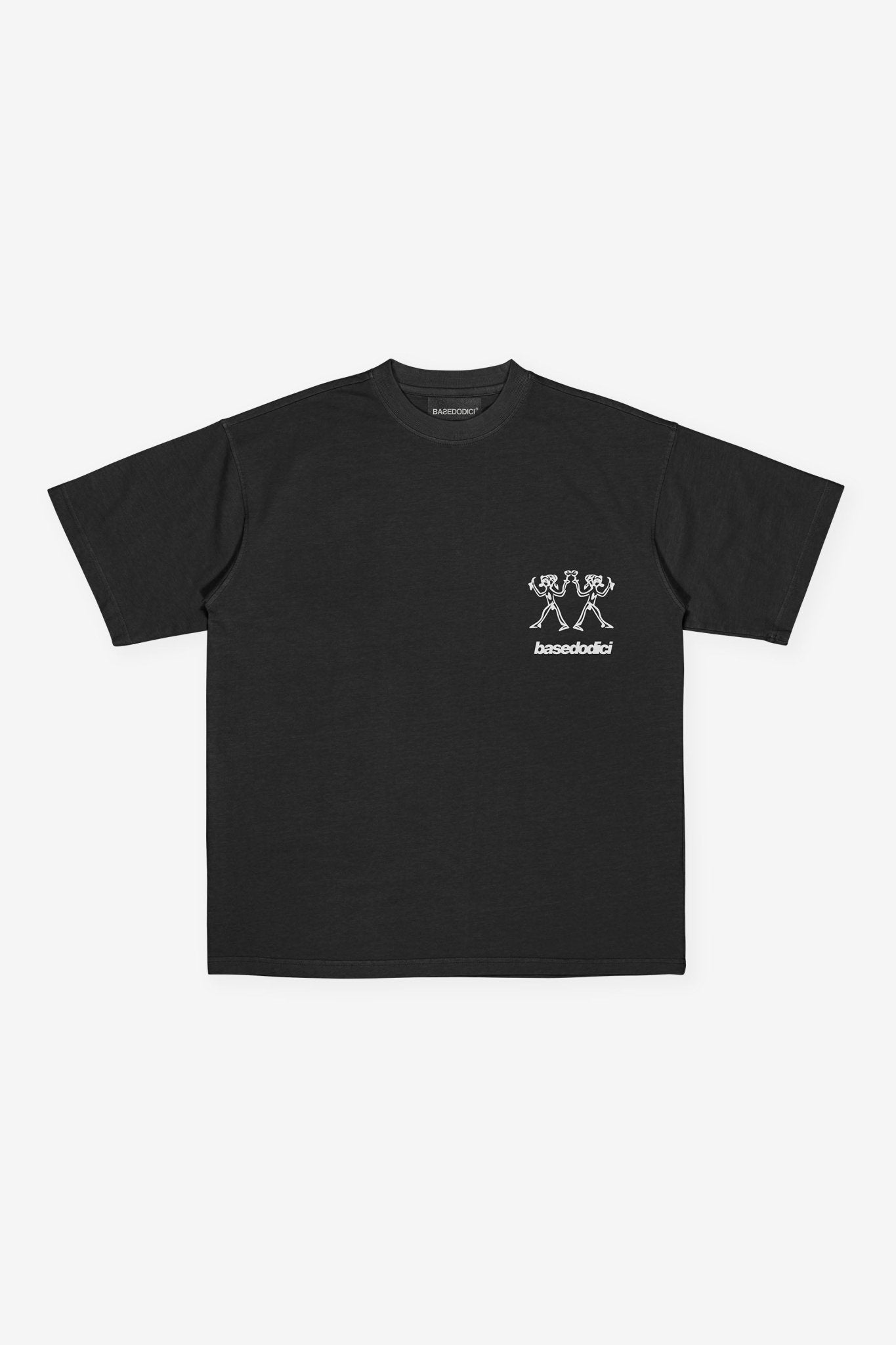 T-Shirt "TAVERNELLExBASEDODICI" Lifestyle Black - BASEDODICI®