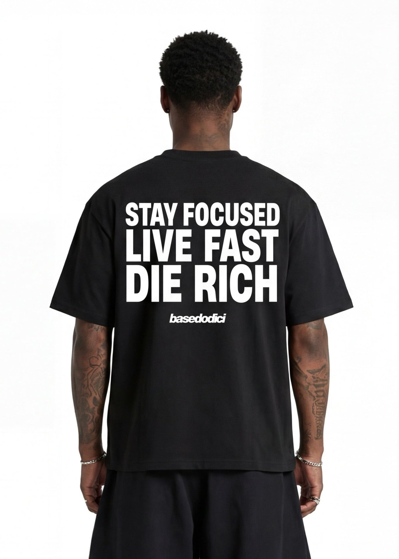 T-Shirt “THECRUISE” StayFocused Black - BASEDODICI®