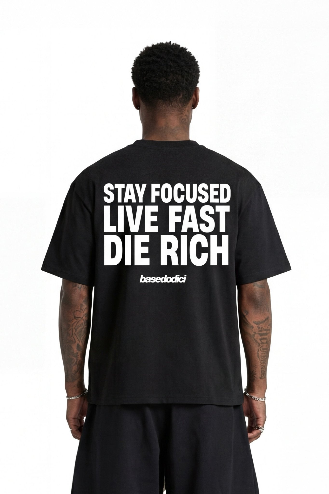 T-Shirt “THECRUISE” StayFocused Black - BASEDODICI®