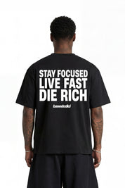 T-Shirt “THECRUISE” StayFocused Black - BASEDODICI®