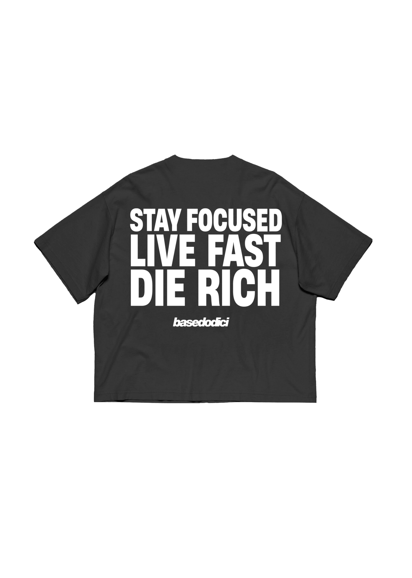 T-Shirt “THECRUISE” StayFocused Black - BASEDODICI®