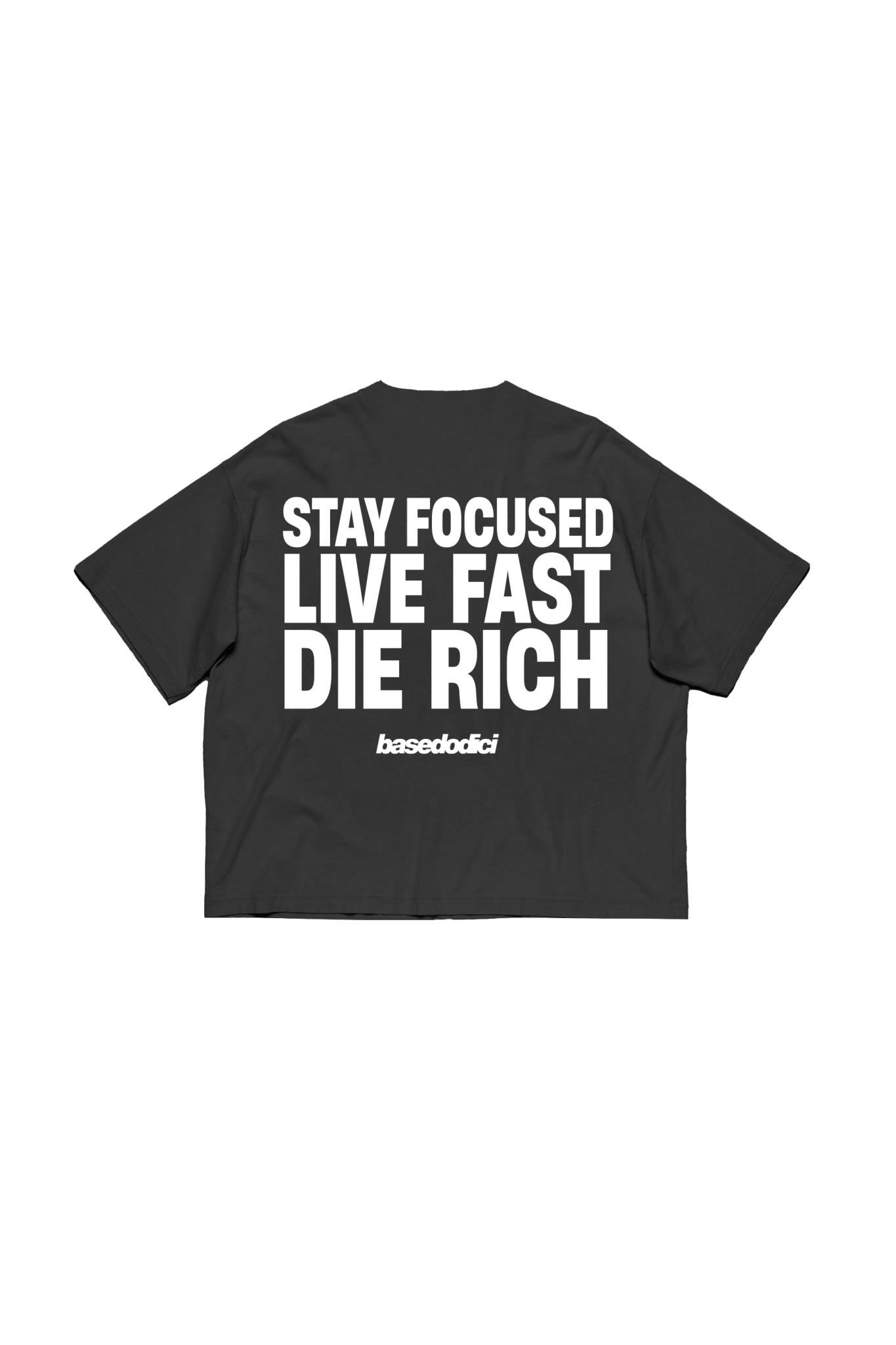 T-Shirt “THECRUISE” StayFocused Black - BASEDODICI®
