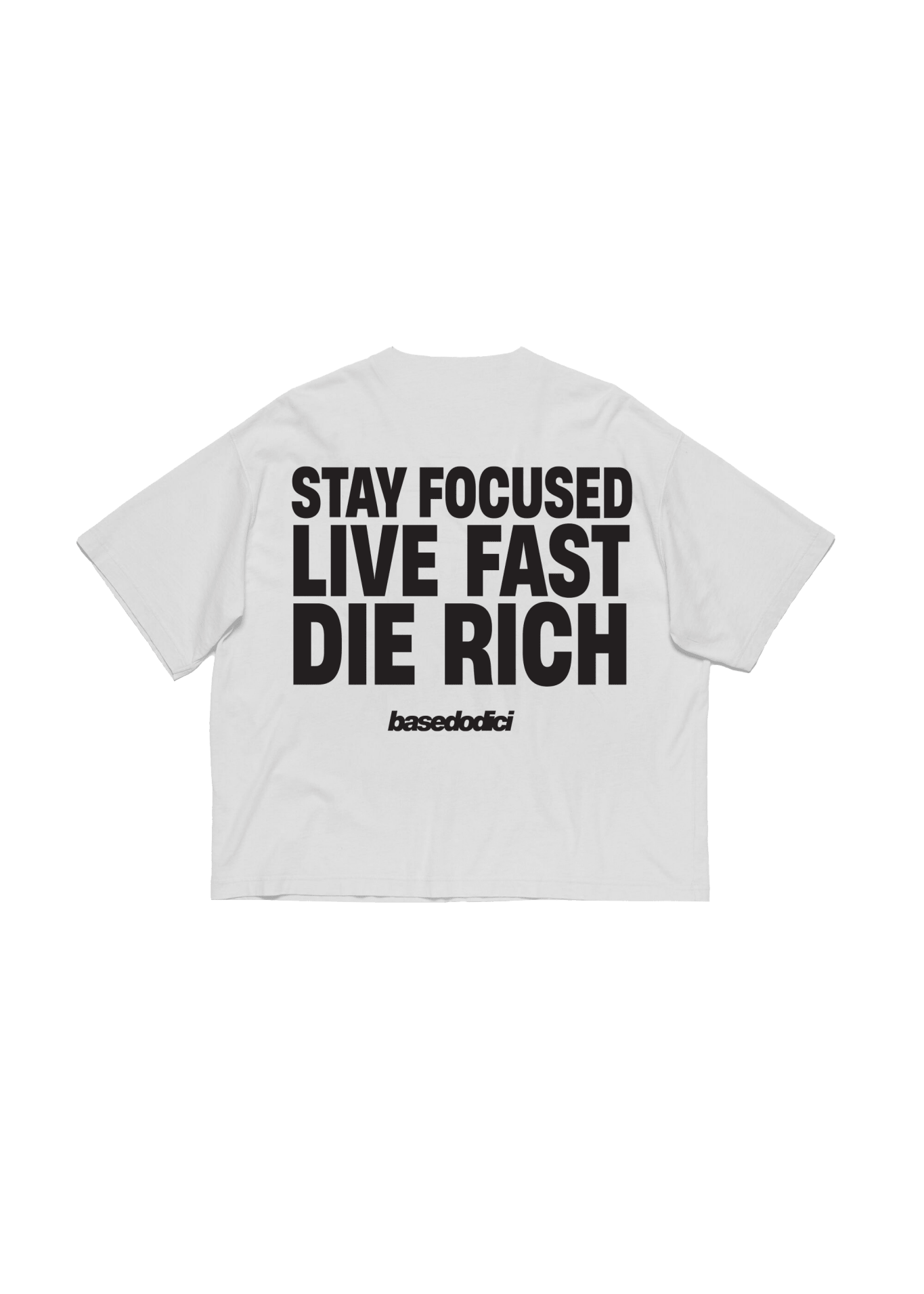 T-Shirt “THECRUISE” StayFocused White - BASEDODICI®