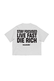 T-Shirt “THECRUISE” StayFocused White - BASEDODICI®