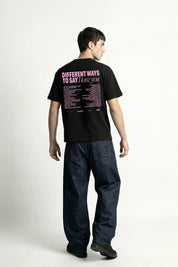 T-Shirt "VALENTINE" iLoveYou Black - BASEDODICI®