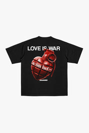 T-Shirt "VALENTINE" LoveIsWar Black - BASEDODICI®