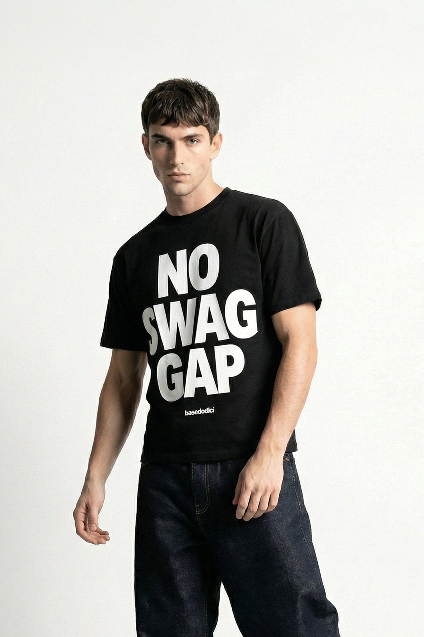 T-Shirt "VALENTINE" NoSwagGap Black - BASEDODICI®
