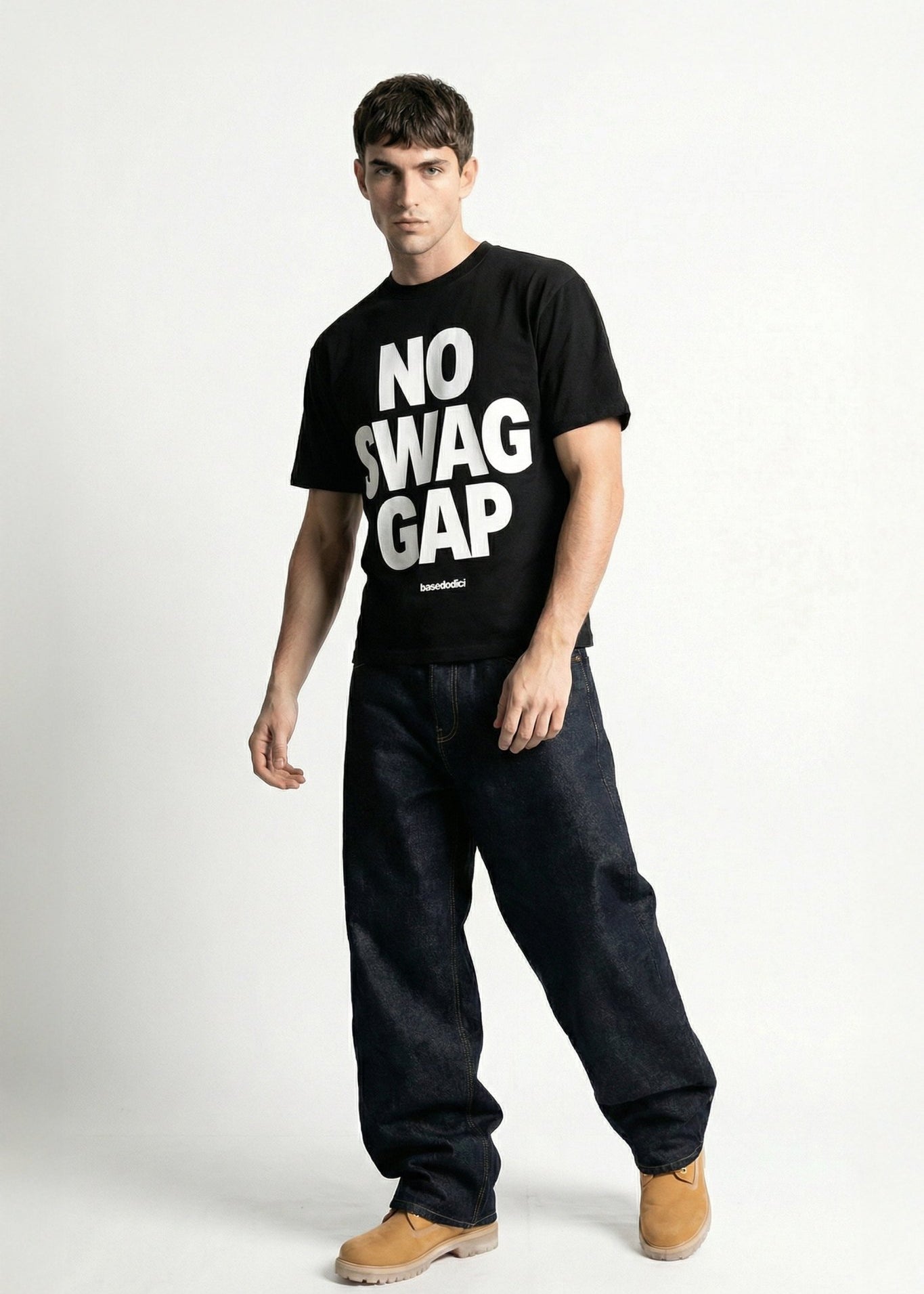 T-Shirt "VALENTINE" NoSwagGap Black - BASEDODICI®