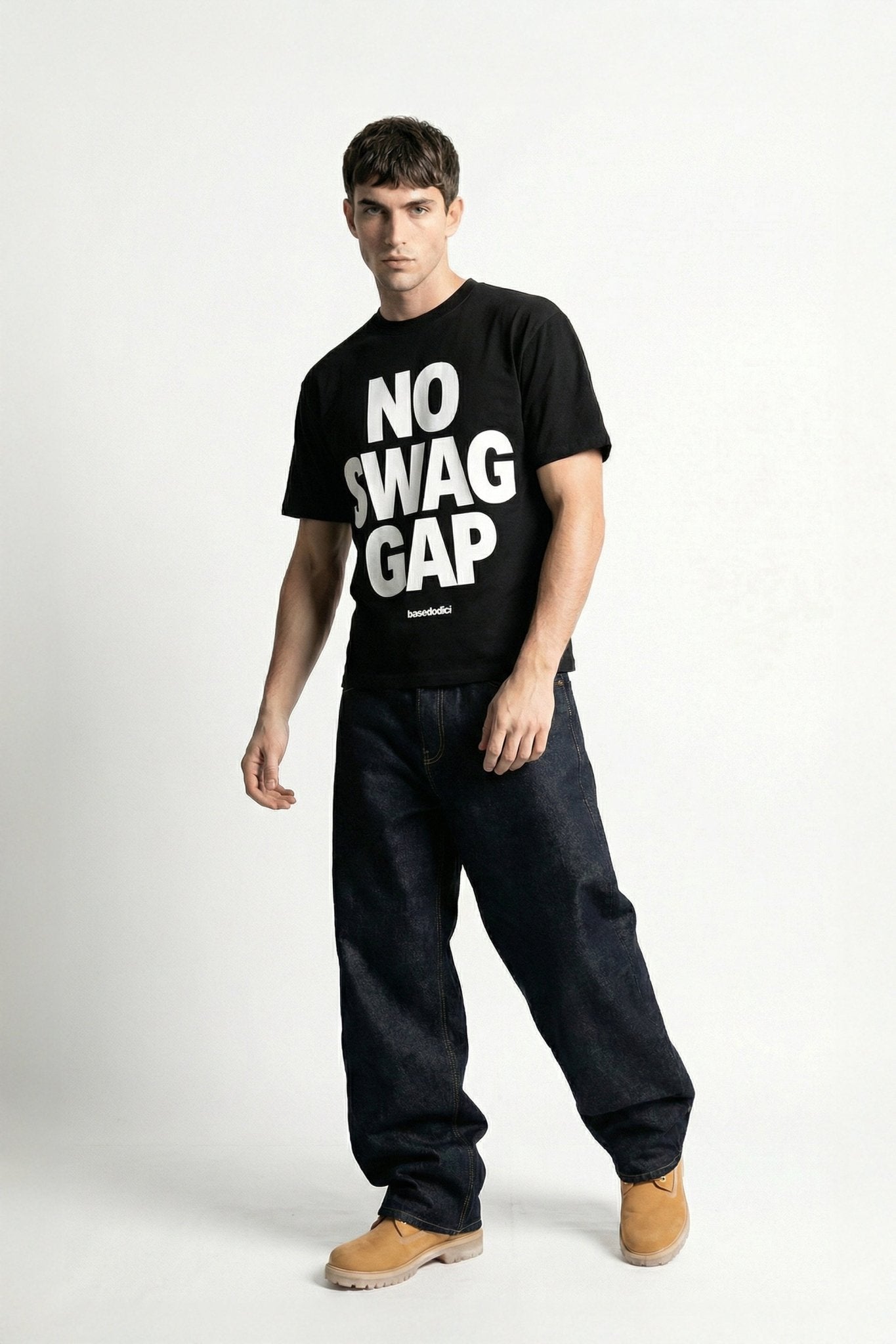 T-Shirt "VALENTINE" NoSwagGap Black - BASEDODICI®
