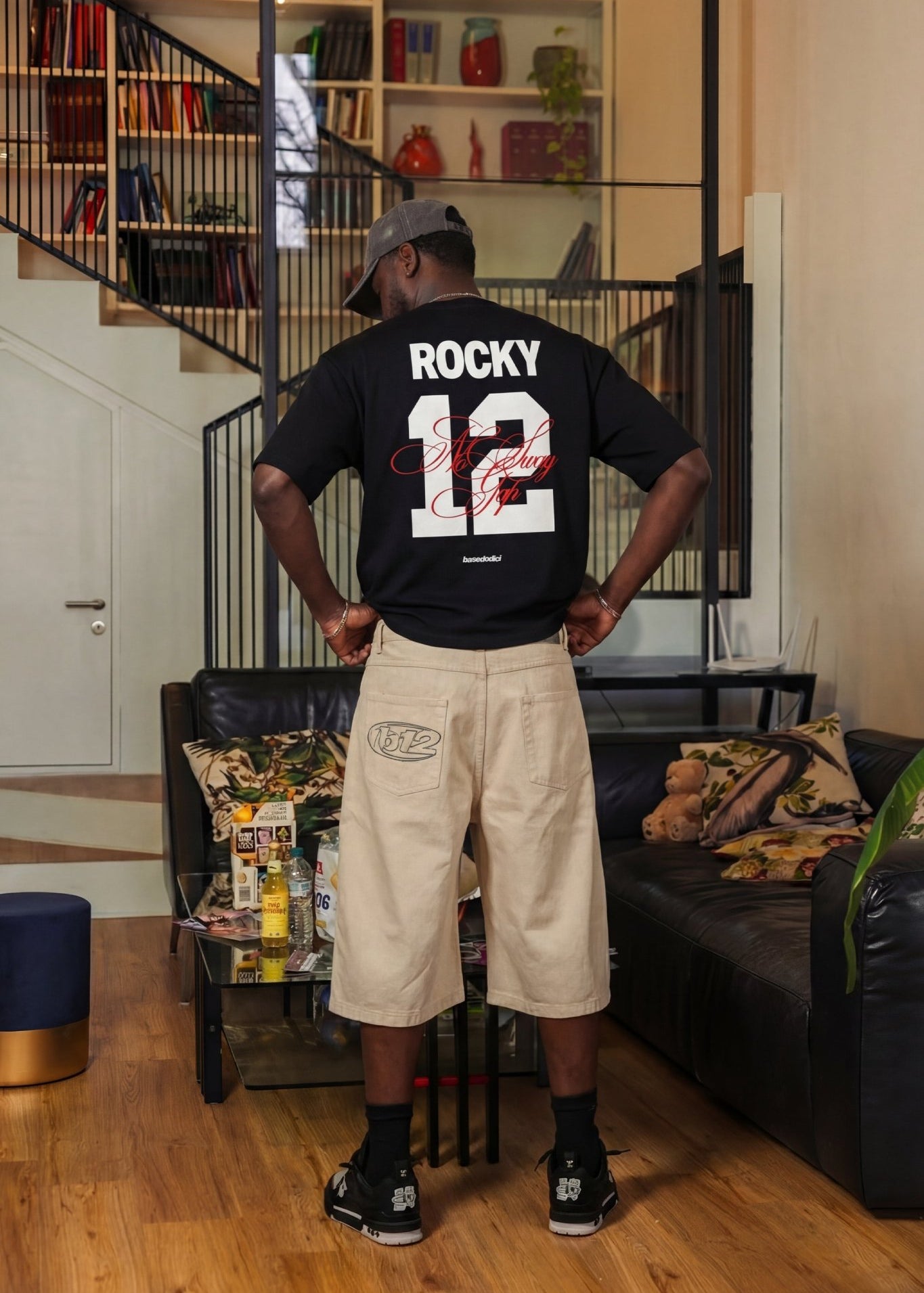T-Shirt "VALENTINE" Rocky Black - BASEDODICI®