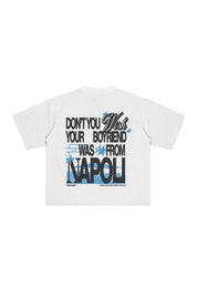 T-Shirt “WISHYOUR” Boyfriend White - BASEDODICI®