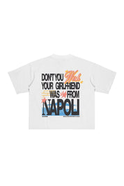 T-Shirt “WISHYOUR” Girlfriend White/Multi - BASEDODICI®