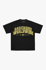 T-Shirt "WORLD TOUR" B12 Worldwide Black - BASEDODICI®