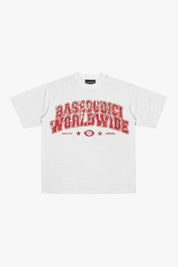 T-Shirt "WORLD TOUR" B12 Worldwide White - BASEDODICI®