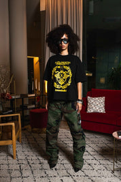 T-Shirt "WORLD TOUR" Diplomatic Immunity Black - BASEDODICI®