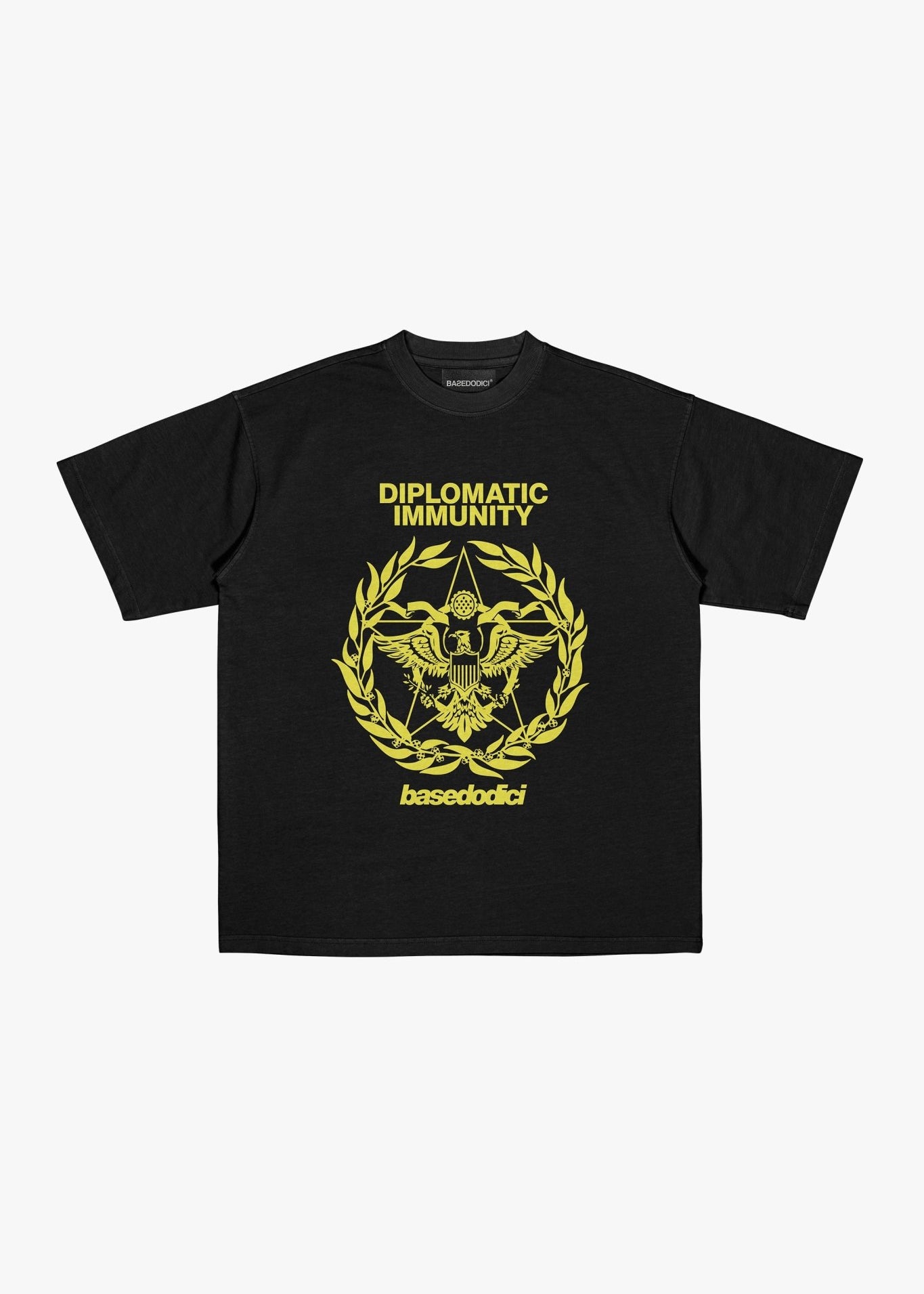 T-Shirt "WORLD TOUR" Diplomatic Immunity Black - BASEDODICI®