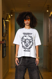T-Shirt "WORLD TOUR" Diplomatic Immunity White - BASEDODICI®