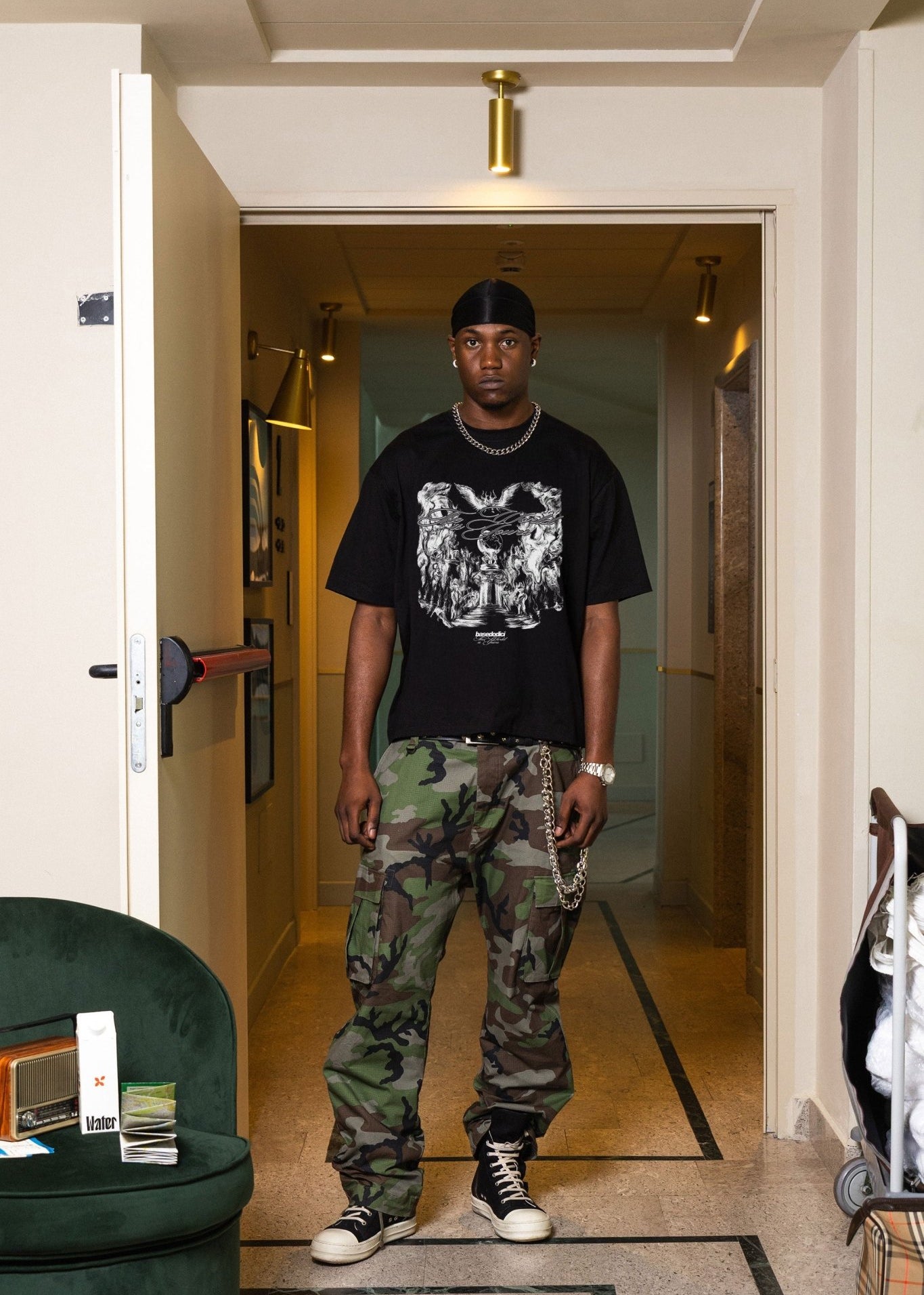 T-Shirt "WORLD TOUR" Scarface Black - BASEDODICI®