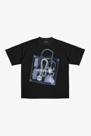 T-Shirt "WORLD TOUR" X - RAY Black - BASEDODICI®