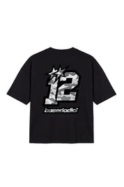 T-Shirt “4PLAYERS” Back 12 Black/CamoGrey