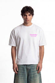 T-Shirt "AMMO COUTURE" MiStaiSoffrendo White/Pink