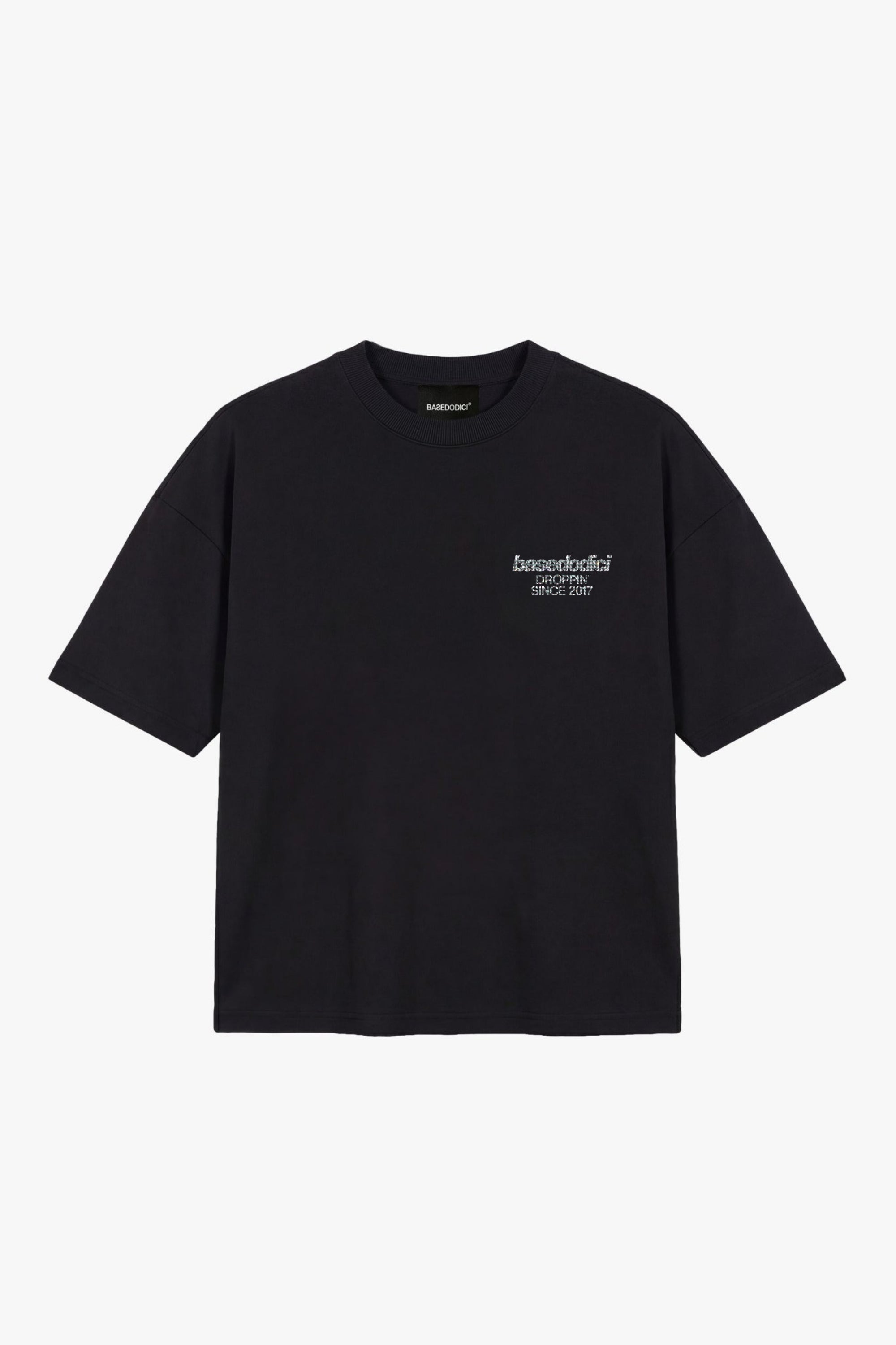 T-Shirt "COPY&PASTE" FaccioLaBrava Black/Glitter