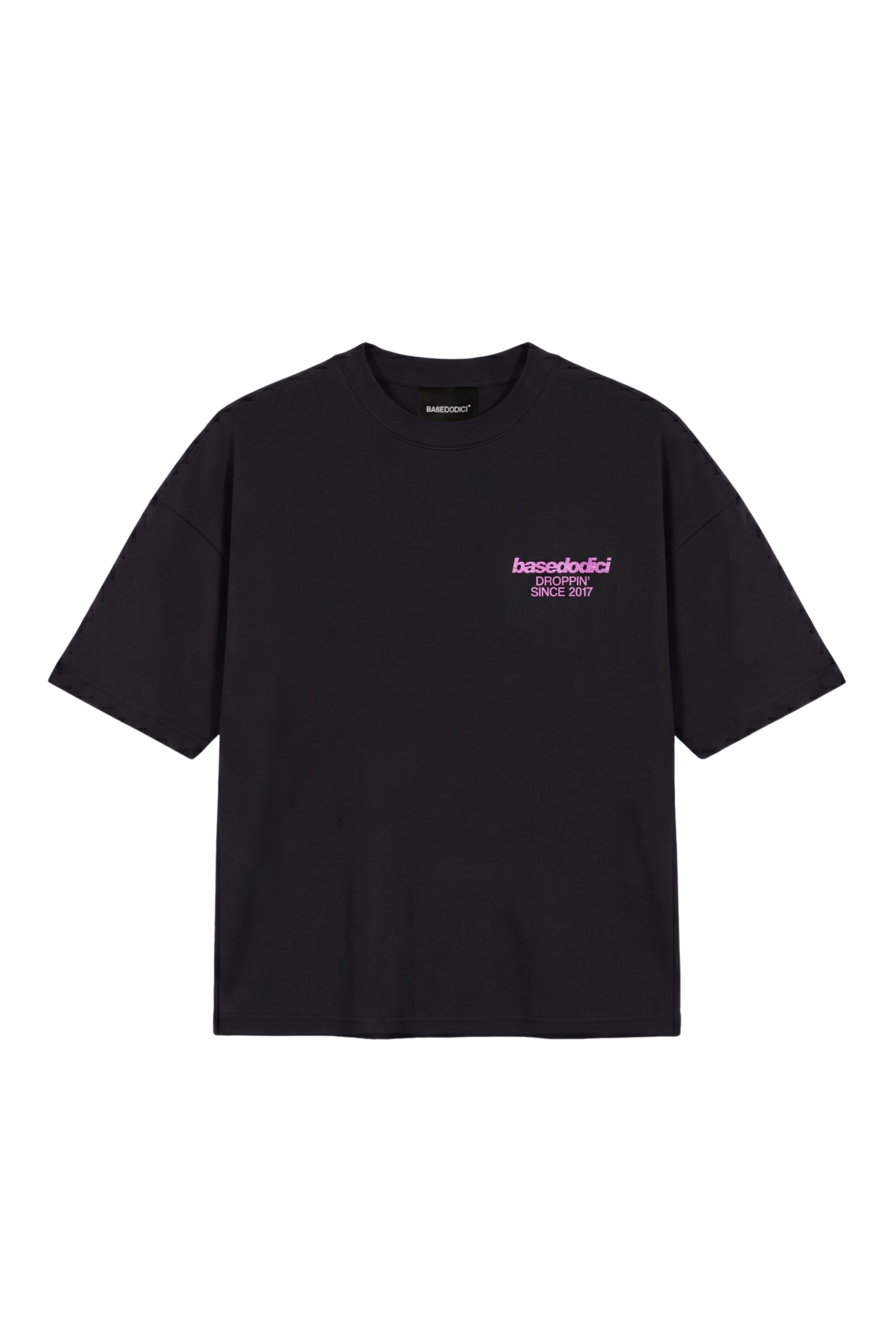 T-Shirt "COPY&PASTE" FaccioLaBrava Black/GlitterPink