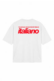 "CRUEL SEASON" T-Shirt Italian White/Red