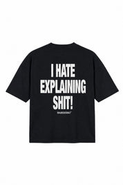 “FLASHCAPSULE” HATE Black T-Shirt