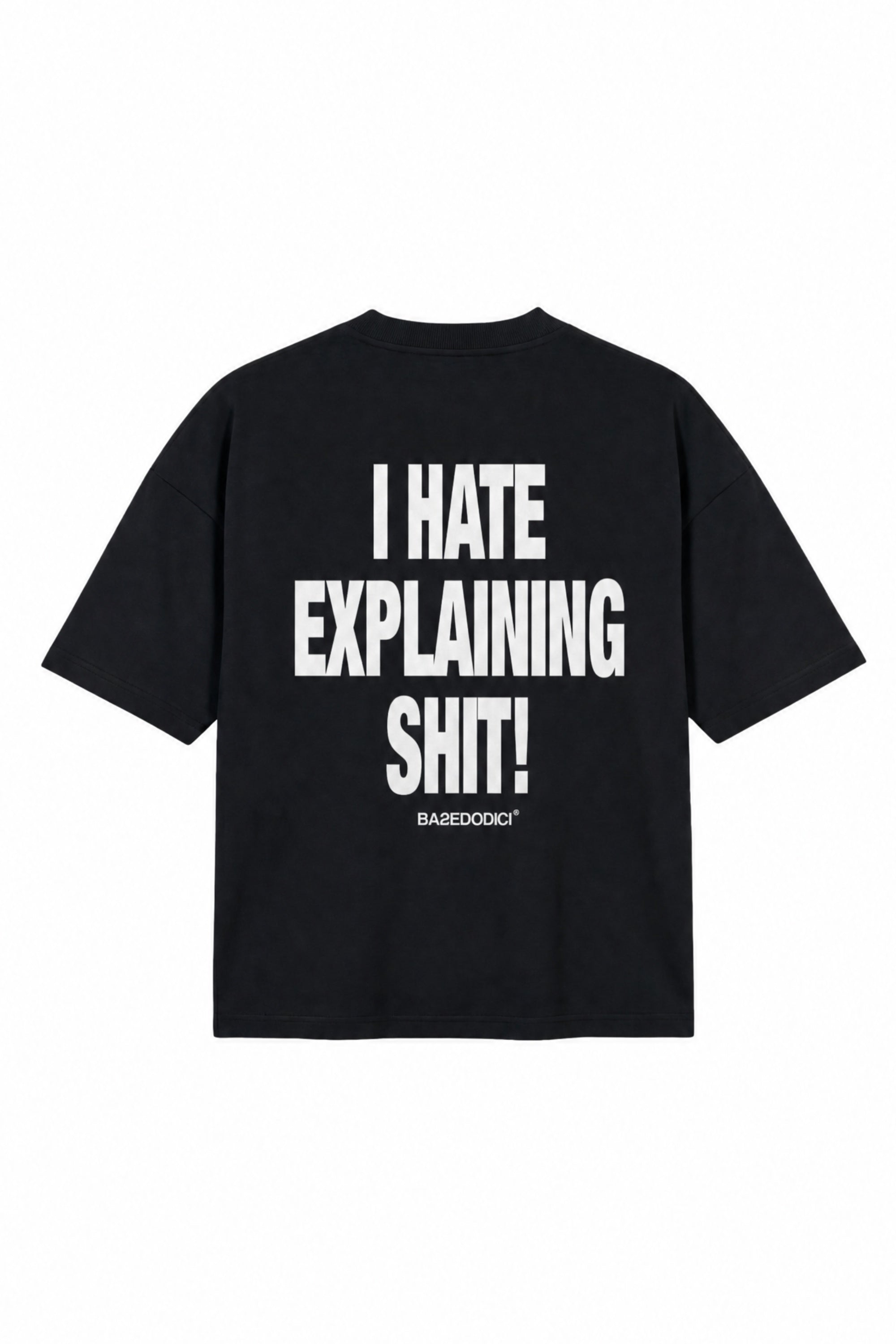 “FLASHCAPSULE” HATE Black T-Shirt
