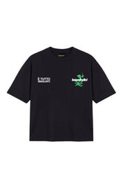 "SAMURAIJAYxBASEDODICI" Merengue Tee Black