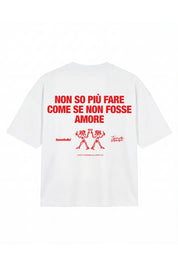 T-Shirt "TAVERNELLExBASEDODICI" Love White