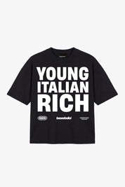 "WORLD TOUR" T-Shirt Italian Rich Black