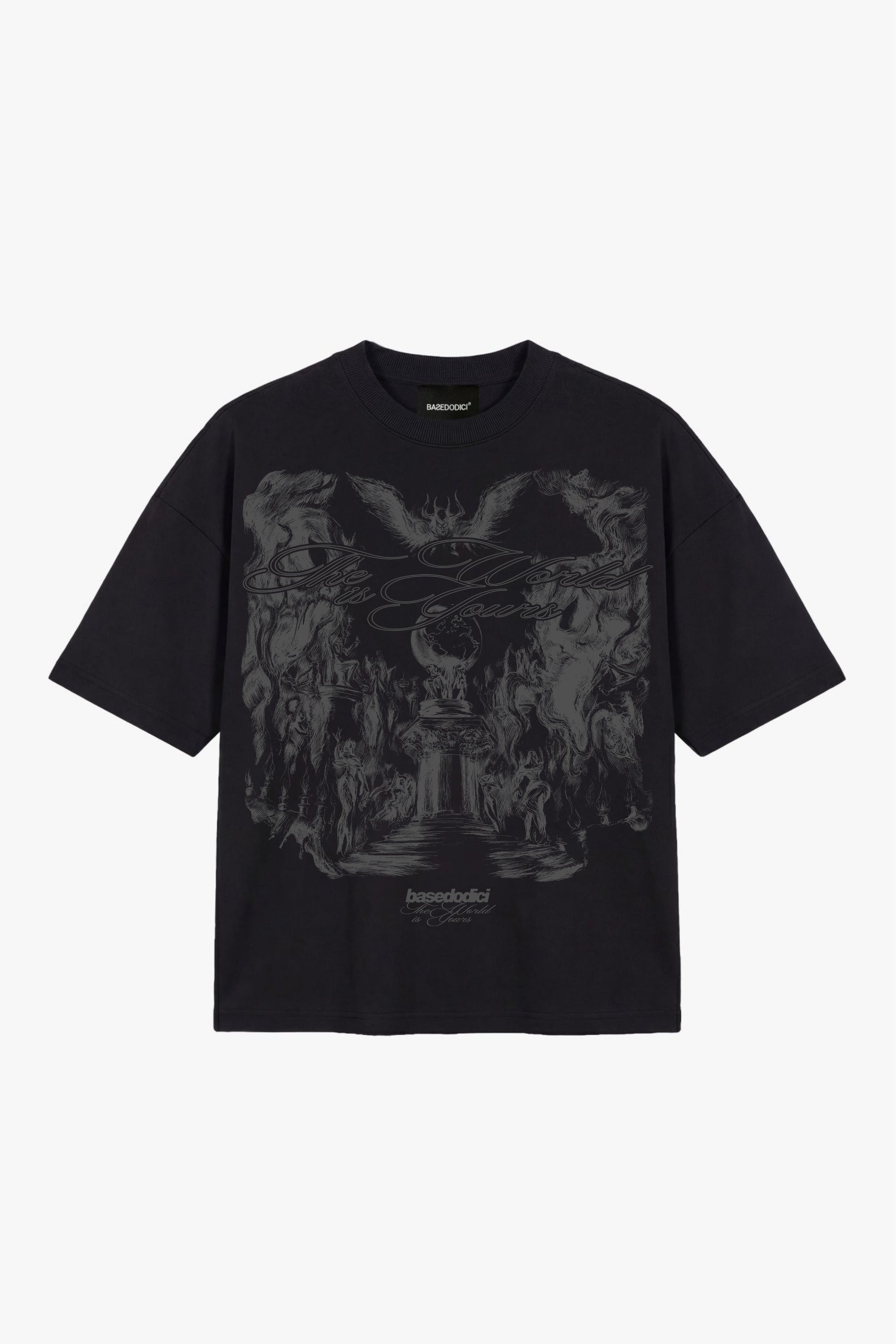 "WORLD TOUR" T-Shirt Scarface Black