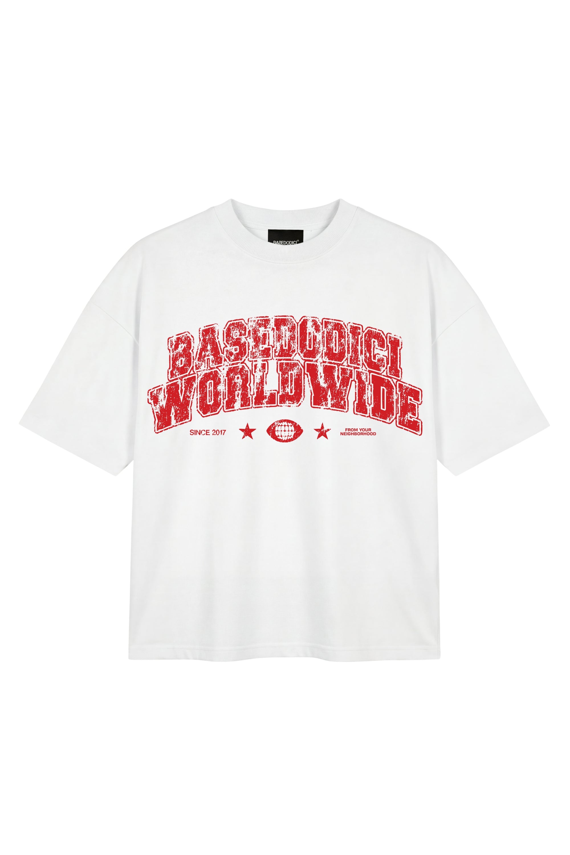 T-Shirt "WORLD TOUR" B12 Worldwide White