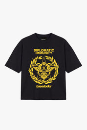 T-Shirt "WORLD TOUR" Diplomatic Immunity Black