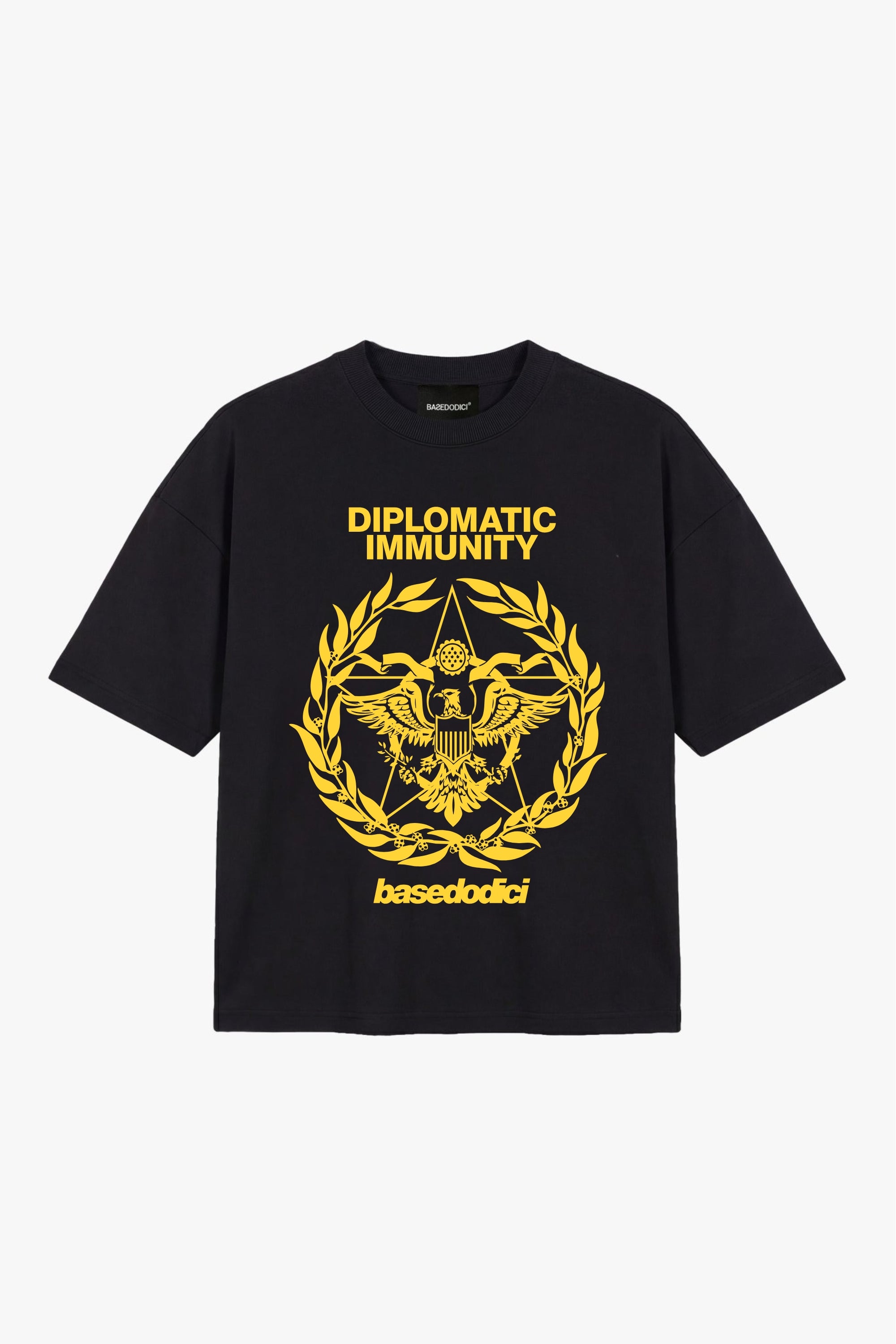 T-Shirt "WORLD TOUR" Diplomatic Immunity Black