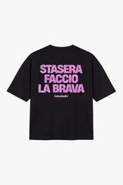 T-Shirt "VIRAL EDIT" FaccioLaBrava Black/GlitterPink