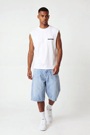 Tank "4PLAYERS" Back 12 White/CamoPink