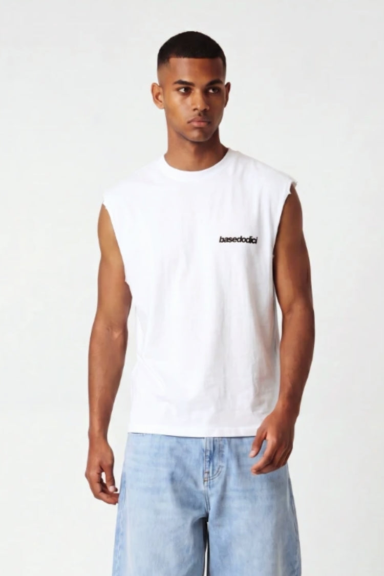 Tank "4PLAYERS" Back 12 White/CamoPink