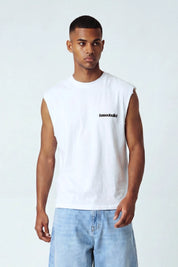 Tank "4PLAYERS" Back 12 White/CamoPink