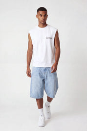 Tank “4PLAYERS” Back 12 White/CamoGrey