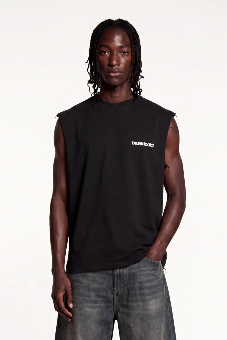 Tank "4PLAYERS" Back 12 Black/Red
